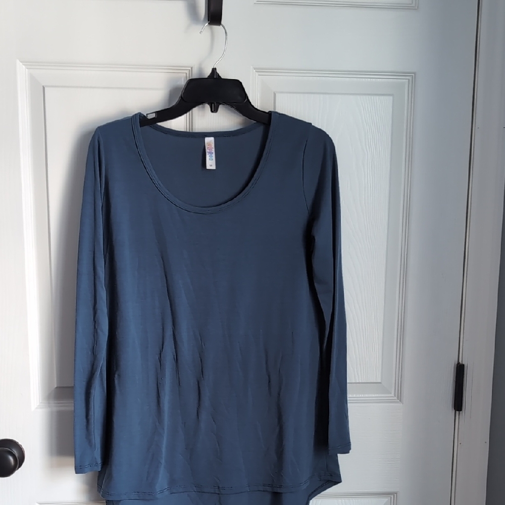 LuLaRoe Teal Long Sleeve Top
